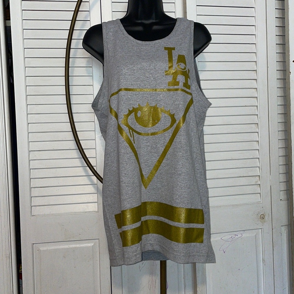 ALSTYLE Gray All Seeing Eye Tank - Size M
